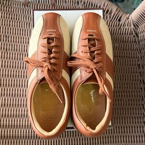 NIB Vintage 2003 COACH Jacquard Canvas Leather Monogram Sneakers Trainer Size 8M